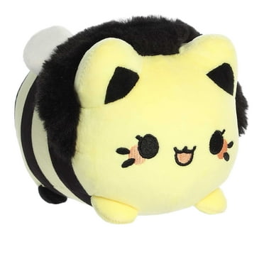Aurora - Small Yellow Tasty Peach - 7" Honeybee Meowchi - Enchanting Stuffed Animal