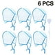 thumbnail image 1 of 6 piezas Tipping Cap Highlight Hair Cap Salon Hair Coloring Highlighting Dye Cap con ganchos de plástico para teñir el cabello Herramienta de peluquería (Azul) Adepaton 220083, 1 of 1