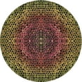 thumbnail image 1 of Ahgly Company Machine Washable Indoor Round Transitional Bakers Brown Area Rugs, 8' Round, 1 of 7