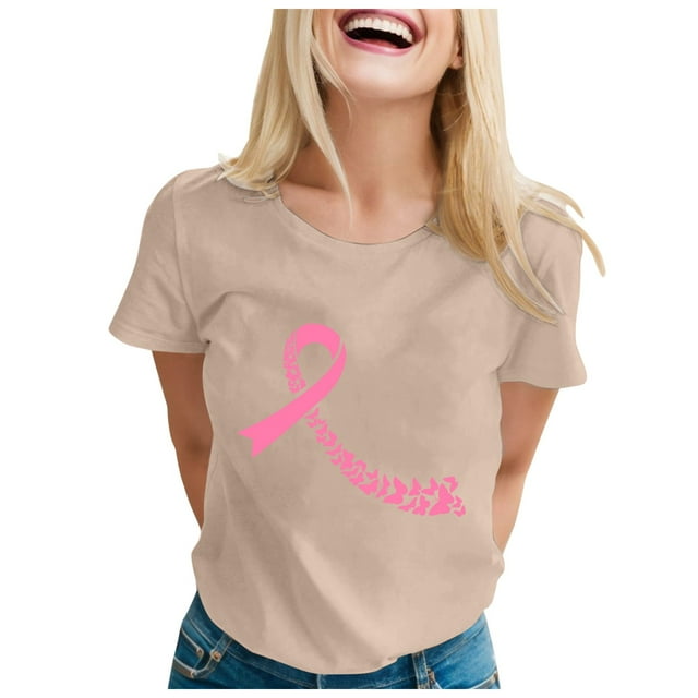Fgnfyis T-Shirts Élégants pour Femmes - T-Shirt à Manches Courtes Imprimé Col Rond pour Usage Quotidien et Sorties Décontractées T-Shirts pour Femmes Kaki m