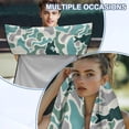thumbnail image 5 of KUIFORTI Camouflage Fish Car Seat Towel Covers with Storage Bag for Trucks, SUVs, Sedans Front Seat Bucket Car Seats Protector Sweatproof Multi-Functional Beach Towel, Yoga Mat, 5 of 7