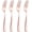 Rose Gold, variant on 200PCS Silver Plastic Spoons - Heavy Duty Disposable Spoons - dessert Spoons for Wedding & Party & New Year & Valentine's Day& Christmas