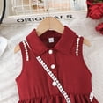 thumbnail image 5 of XXWXYD Girls Summer Dress Pearl Collar Boho Beach Tank Sundres𝗌 Casual Smoc𝗄ed 𝖳iered Maxi Vacation Holiday Dress, 5 of 7