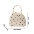 thumbnail image 3 of PONPRNGY Lunch Bag for Women Men, Reusable Lunch Box, Insulated Lunch Pail bag with Large Capacity, Cute Corduroy Lunch Tote Bags, Cooler Lunch Container for Work Travel office Picnic, 3 of 6