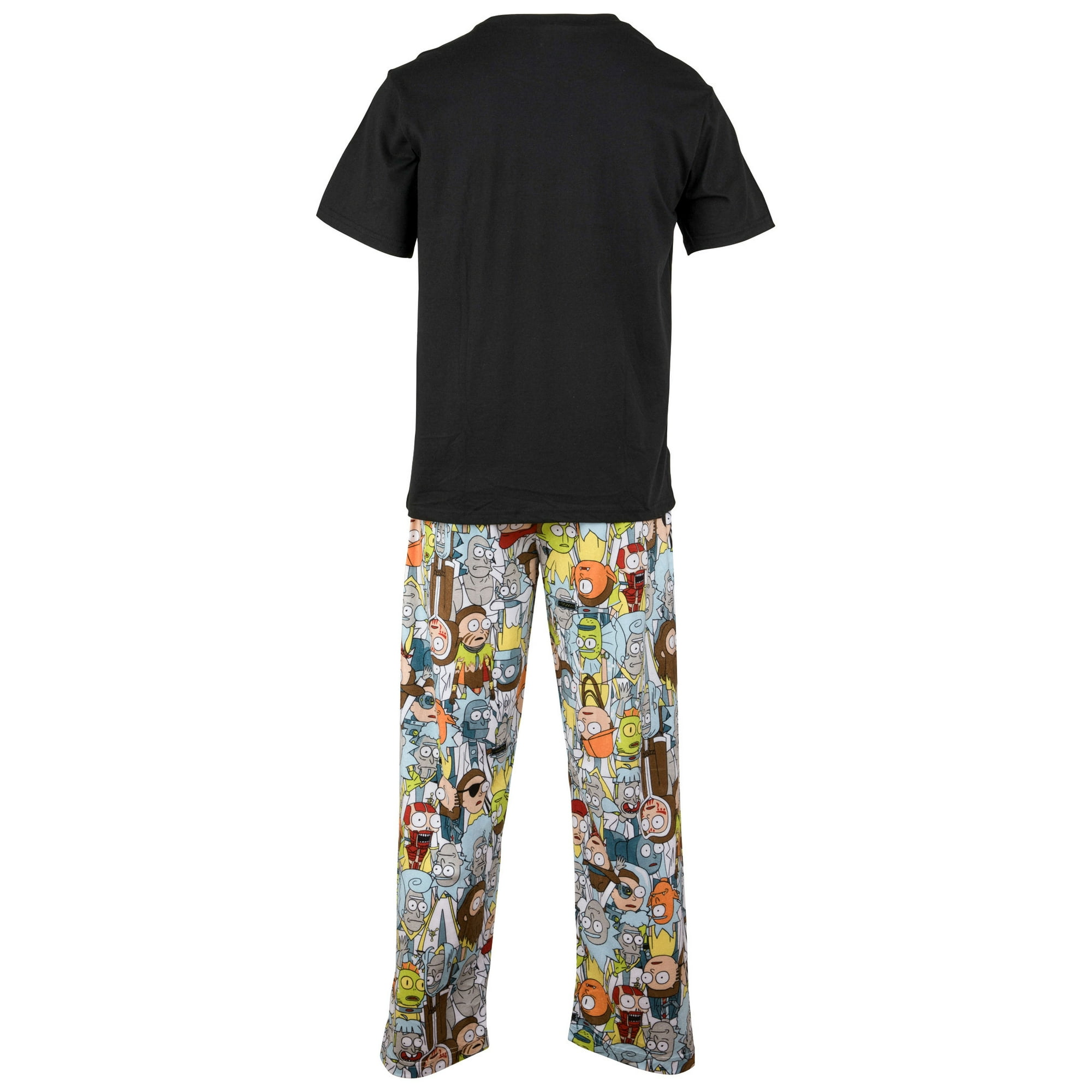 Rick and Morty All The Ricks Sleep T Shirt and Pant Set Small Walmart