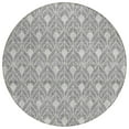 thumbnail image 2 of Addison Rugs Chantille Indoor/Outdoor Transitional Geometric Gray Washable Round Rug, 8' x 8', 2 of 6