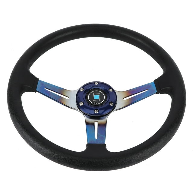 Universal Sport Drifting Steering Wheel 13.4in Aluminum Replacement Accessory For Racing Car