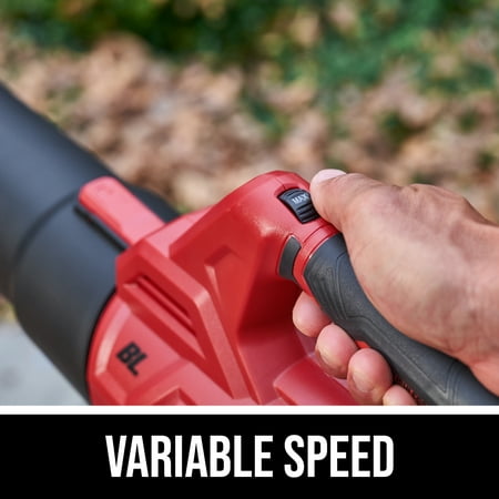 Skil - PWR CORE 20 Brushless 20V 400 CFM Leaf Blower with 4.0Ah Battery and Charger - Red/black