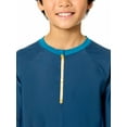 thumbnail image 4 of Rugged Shark Boys Long Sleeve Half Zip Rash Guard, Sizes 4-16, 4 of 8