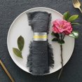 thumbnail image 5 of Set of 6 Elegant Metal Buckles Decorative Napkin Ring for Dining Table Parties, 5 of 5