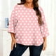 thumbnail image 1 of TaTaai Long Sleeve Gradient Top for Plus Size, Women's Casual T-Shirt Blouse, Round Neck Loose Fit, Soft Home Wear, All Seasons Everyday Attire Gift, 1 of 6