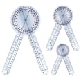 thumbnail image 3 of 3pcs Physical Therapy Goniometer Set Spinal Goniometer 360 Degree Angle Ruler Protractor Ruler, 3 of 8