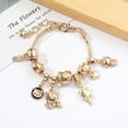 thumbnail image 5 of Hello Kitty Gold Plated Bracelets With Charms for Women High Quality Fashion Jewelry for Girl Kawaii Sanrio Party Gifts, 5 of 9
