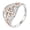 7, variant on Elegant Geometric Shaped Copper Rings With Double Hues Zircon For Comfortable All Day Wear In Sizes 6 To 10
