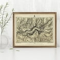 thumbnail image 2 of 1884 Yosemite National Park Map Art Print - 11x14 Unframed Art Print - Great Vintage Home Decor, 2 of 6