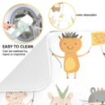 thumbnail image 2 of Yayeee Dish Drying Mat for Kitchen Counter 16"x18" Microfiber Absorbent Pad, Cute Animal, 2 of 7