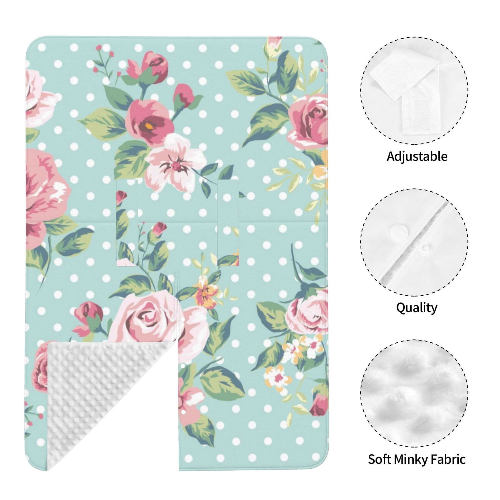 Car Seat Cover Baby - Vintage Floral (2) Breathable Infant Car Seat Cover for Baby Carseat, Lightweight Comfort Baby Essentials Must Haves Newborn Stuff for Girl Boy