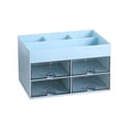 thumbnail image 4 of Organizador de almacenamiento de escritorio Sunnimix Estuche Contenedor azul, 4 of 7