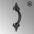 thumbnail image 2 of Renovator's Supply 5" Cabinet Door Pull Black Iron Drawer Pull Powder Coat Finish Cabinet Handle, 2 of 7