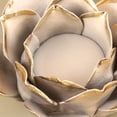 thumbnail image 4 of Clispeed 1Pack Artistic Design Tea Light Holders Decorative Metal Golden for Garden Yard and Balcony, 4 of 5