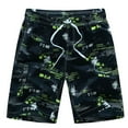 thumbnail image 2 of AXXD Mens Beach Shorts Summer Plus Size Hawai Shorts Elastic Waist Drawstring Pocket Capris Home Holiday Shorts New Arrival, 2 of 9