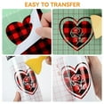 thumbnail image 4 of HTVRONT Permanent Vinyl Pattern-12" x 6ft Adhesive Vinyl Roll for Cutting Machine, Signs, Scrapbooking, Craft, Die Cutters-Red Buff Check, 4 of 7