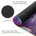 thumbnail image 4 of Purple Elegant Flowers RGB Gaming Mouse Pad Large Keyboard Mat Rubber Base 13 Light Modes, 4 of 6