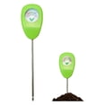 thumbnail image 1 of Handheld 3-in-1 Soil Meter, Multiple Function Temperature Humidity & Fertility Analyzer, Green Plastic Hydrometer for Gardening & Houseplants, Prevents Overwatering, 1 of 8