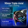 thumbnail image 5 of PNY ARGB OC GeForce RTX 5060 Ti 16GB 128-Bit GDDR7 DLSS 4.0 PCI Express 5.0 x8 Graphics Card RTX 5060 Ti 16GB Triple Fan ARGB OC VCG5060T16TFXXPB1-O, 5 of 20