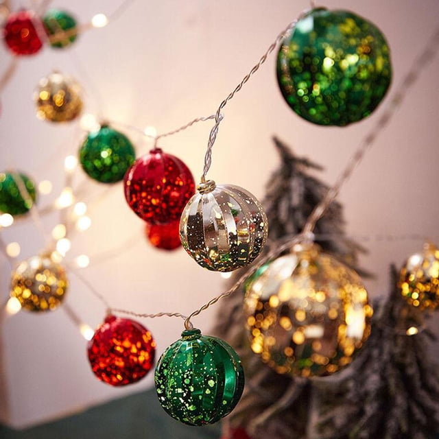 Luces de decoración navideña, luces colgantes exteriores, decoraciones para fiestas navideñas, luces LED de Navidad para escalera de jardín al aire Estilo D Macarena Luces colgantes exteriores