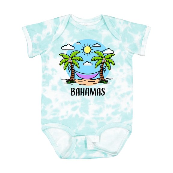 Inktastic Summer Vacation in the Bahamas Boys or Girls Baby Bodysuit