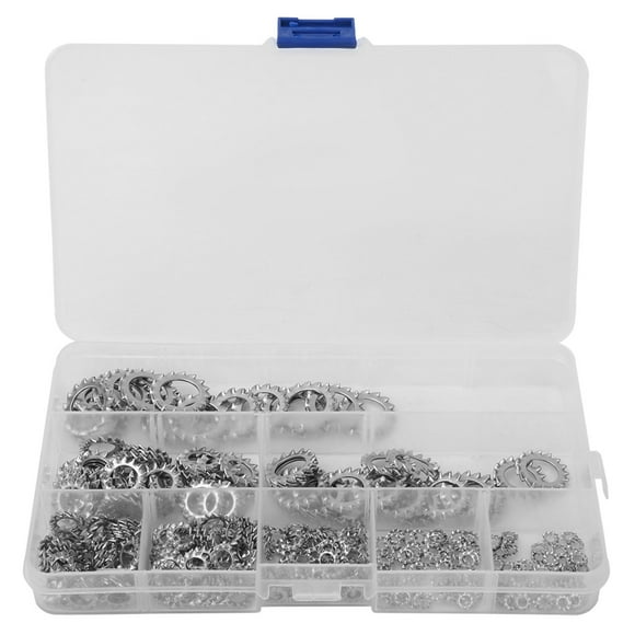 Lock Washer,300 Pcs Serrated Lock Washer Stainless Steel Washer Luxury Finish