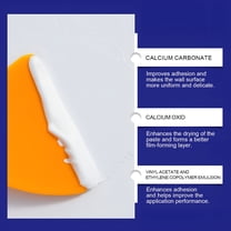 SELIVO Drywall Repair Kit,White Wall Repair Paint Putty Mending Spackle Wall Repair Paste With Scraper,Drywall Patches,Sandpaper,Walls Hole Fill Quick Plaster 5.29Oz