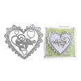 thumbnail image 3 of Lover Heart Die Cuts Lace Metal Cutting Die Cuts For Card Making Metal Mould Template For Diy Scrapbook Album Embossing Crafts Deco, 3 of 5