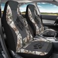 thumbnail image 3 of Garronmavis Front Car Seat Cover Hunting Forest Wolves 2 Pack Breathable Car Seat Cover of 2 Elastic Interior Accessories Easy to Install Universal fit for Most of SUV,Sedan,Trucks, 3 of 7