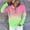 Pink Sweatshirt for Winter, variant on Women's Drawstring Gradient Hoodies Sweatshirt Fall Winter Long Sleeve Button Down Pullover Sweatshirts With Pockets Pink M