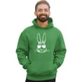 thumbnail image 3 of Go All Out Bunny Face With Sunglasses Sweatshirt Hoodie Mens/Youth, 3 of 4
