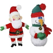 Christmas Crew Talking Set Dog Toy 2-pack