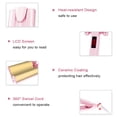 thumbnail image 2 of Rizador de pelo con ondas de agua, ideal para cabello largo y corto, con diámetro de 32mm, temperatura ajustable de 140℃ a 230℃, incluye 3 pinzas y 1 peine, diseño portátil para uso en casa o viaje., 2 of 6