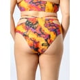thumbnail image 3 of Hot Girl Summer by Megan Thee Stallion Women's Sunset Butterfly Bikini Bottoms, Sizes XS-XXL, 3 of 5