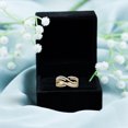 thumbnail image 5 of Rosec Jewels Lab Created Diamond Wedding Band for Women - Statement Infinity Ring - EF-VS Quality, 18K Yellow Gold, US 9.00, 5 of 7