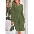 thumbnail image 3 of Minivestido PRETTYGARDEN 2025, manga larga, cuello en V, para mujer, 3 of 9