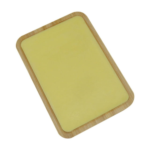 Rongfmy Plate Engraving Tool Wood Handmade Paper Engraving Pad for Window Flower 21cmx15cm