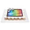 Disco-Neon Cupcake Cake