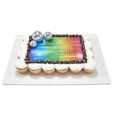 Disco-Neon Cupcake Cake