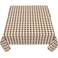 thumbnail image 5 of Square Tablecloth 52 x 52 Inch, Beige Brown Buffalo Plaid Square Tablecloths Durable Table Cloth Cover Table Topper Cover for Restaurant, Picnic, Indoor and Outdoor Dining, 5 of 8