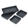 thumbnail image 1 of Labymos 2Pcs Rectangular + 2Pcs Square Silicone Bread Cake Baking Trays Oven Baking Divider Kitchen, 1 of 7