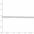 thumbnail image 4 of Sterling Silver 3.4mm Oval Cable Chain (30 X 3.4) Made In India qfc72-30, 4 of 5