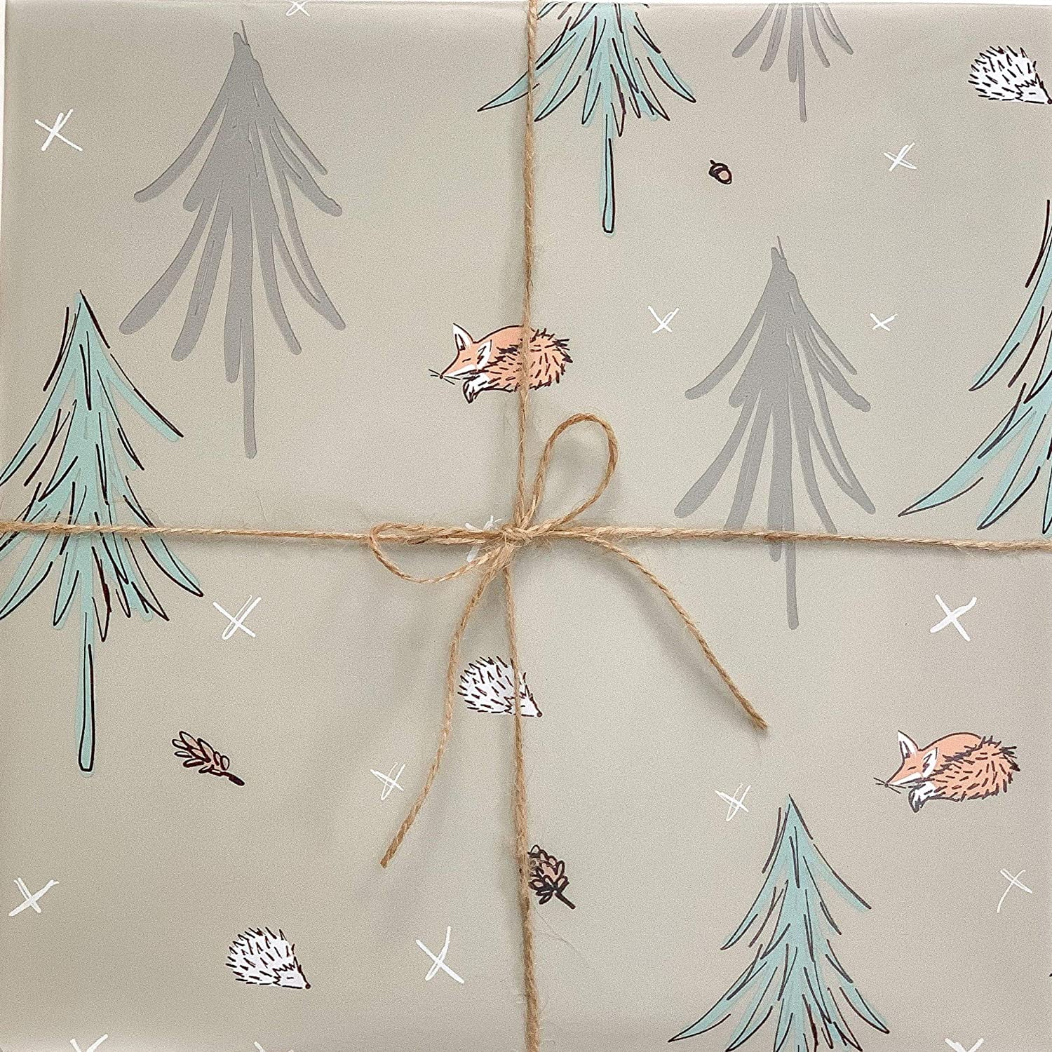 Hedgehog Wrapping Paper, Hedgehog Gift Wrap, Woodland Animals Paper,  Childrens Birthday Wrapping Paper, Cute Animal Paper, Conservation Hog 