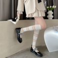 thumbnail image 5 of Milue Lace High Tube Knee Calf Socks Female Cute Long Tube College Style Stockings, 5 of 21